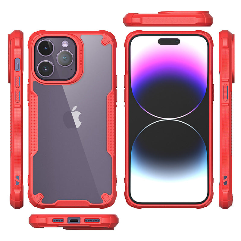 For iPhone 14 Pro Max Drop Proof Four Corners Airbag TPU PC Transparent Back Case Anti-slip Phone Cover For iPhone 14 Pro Max Drop Proof Four Corners Airbag TPU PC Transparent Back Case Anti-slip Phone Cover